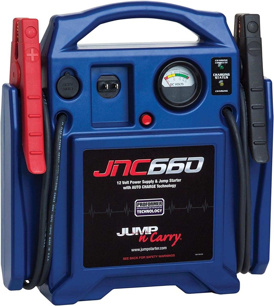 Clore Automotive Jump-N-Carry JNC660 1700A Jump Starter