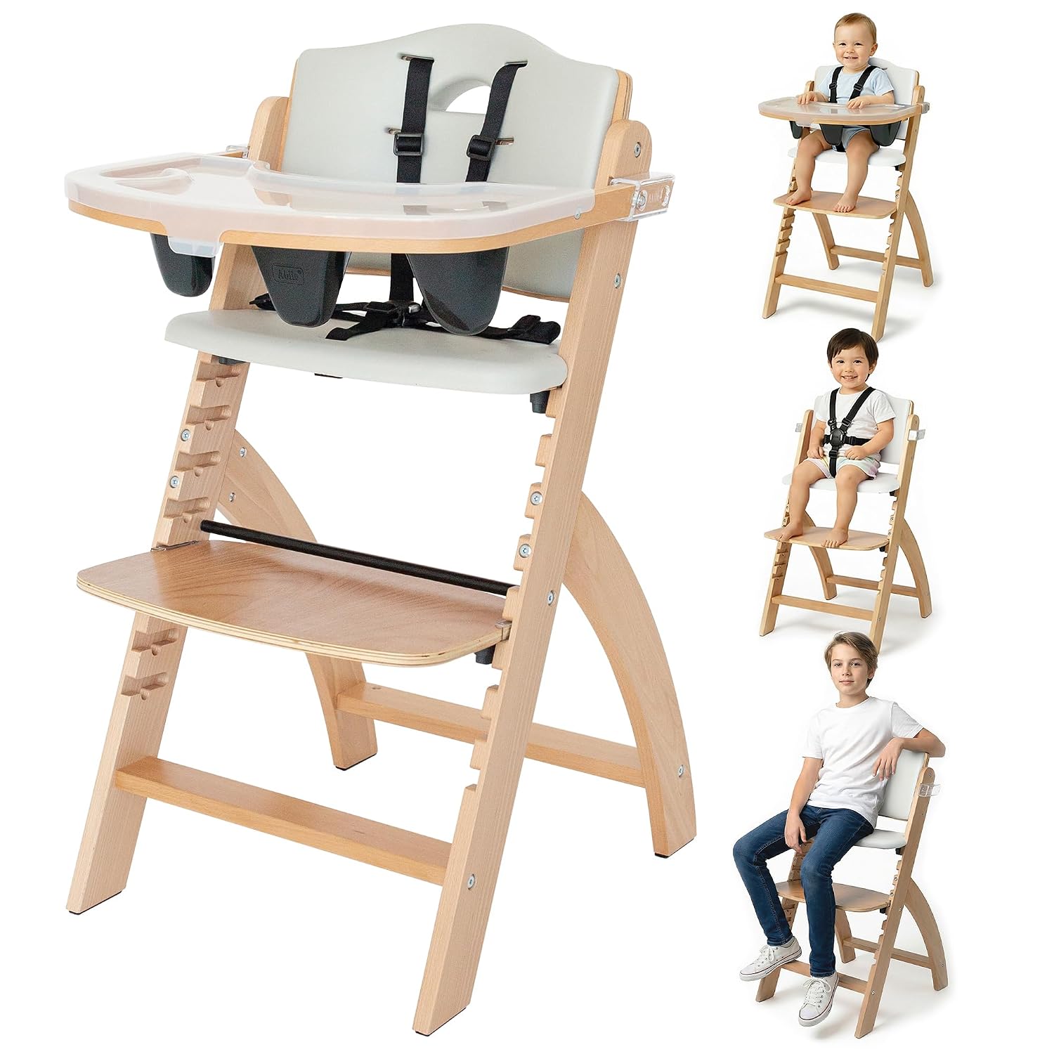 Abiie Beyond Junior Wooden High Chair