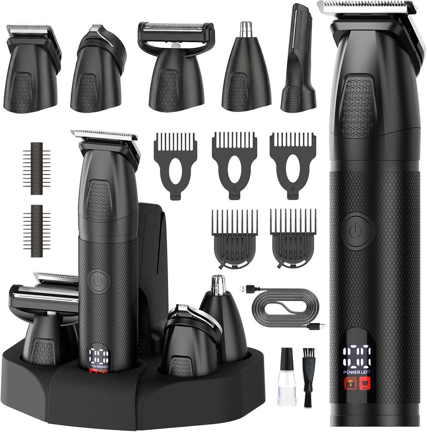 Bomxin 6-in-1 Waterproof Grooming Kit