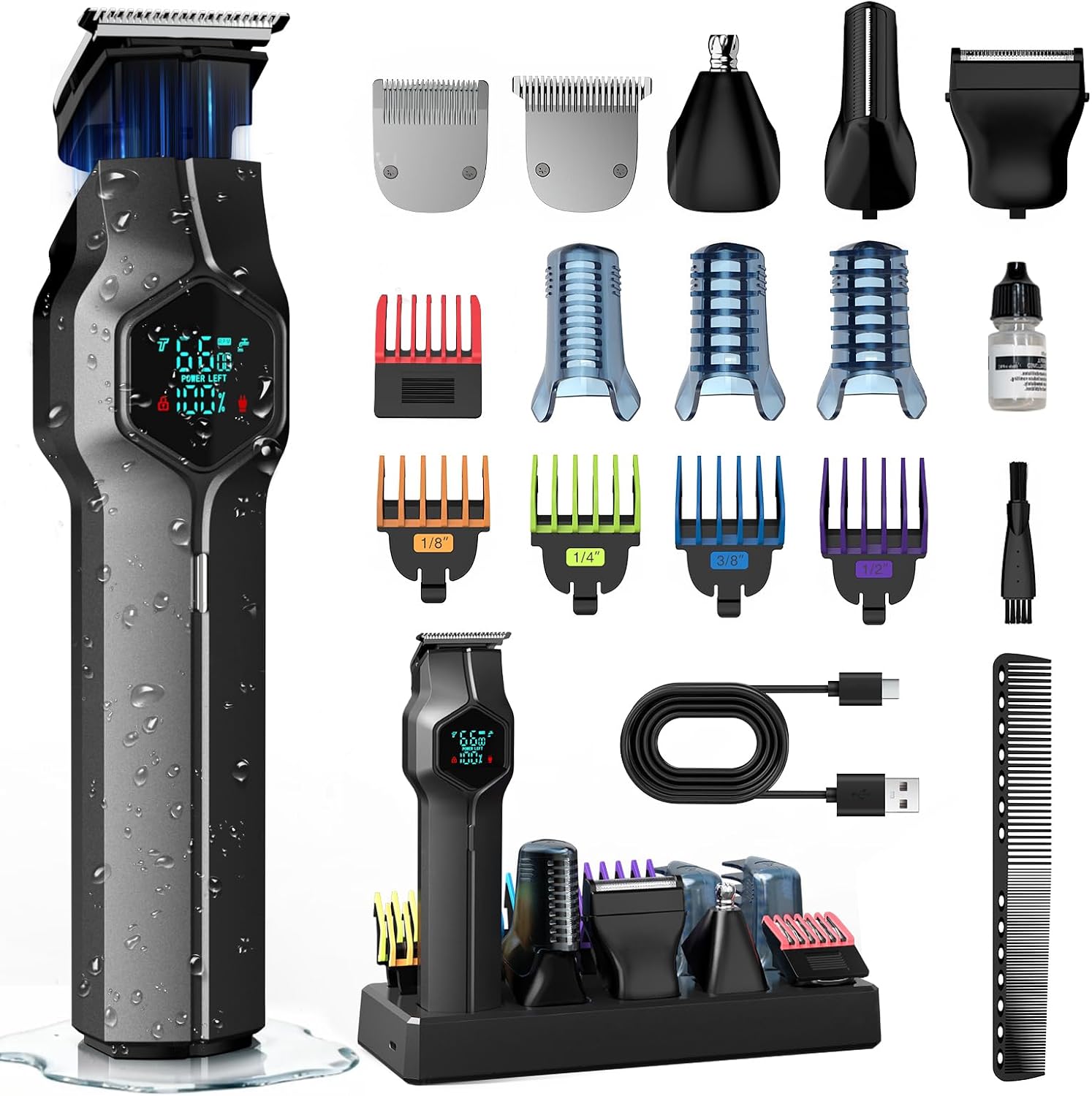 TRIMX Magnetic Snap-On Beard Trimmer
