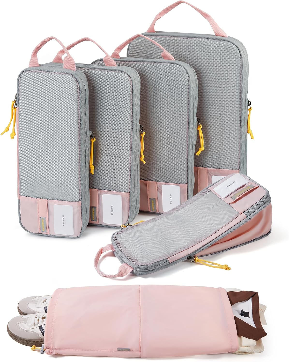 BAGSMART Compression Packing Cubes for Travel Essentials