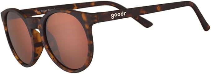 goodr Polarized Round Sunglasses, Circle G, UV400