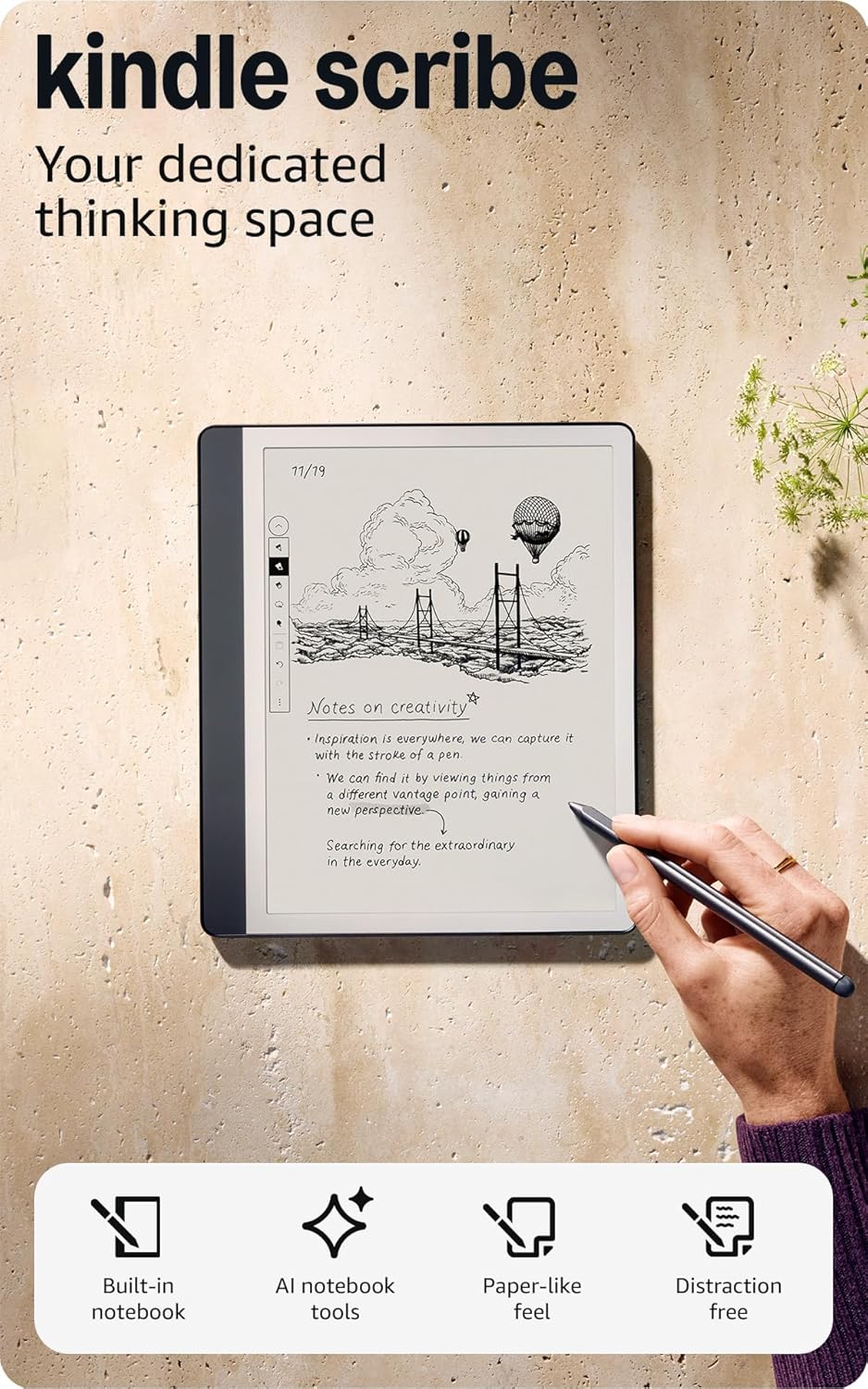 Amazon Kindle Scribe 16GB with Premium Pen