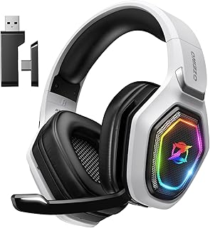 Ozeino 2.4GHz Wireless Gaming Headset for PC, PS5, PS4
