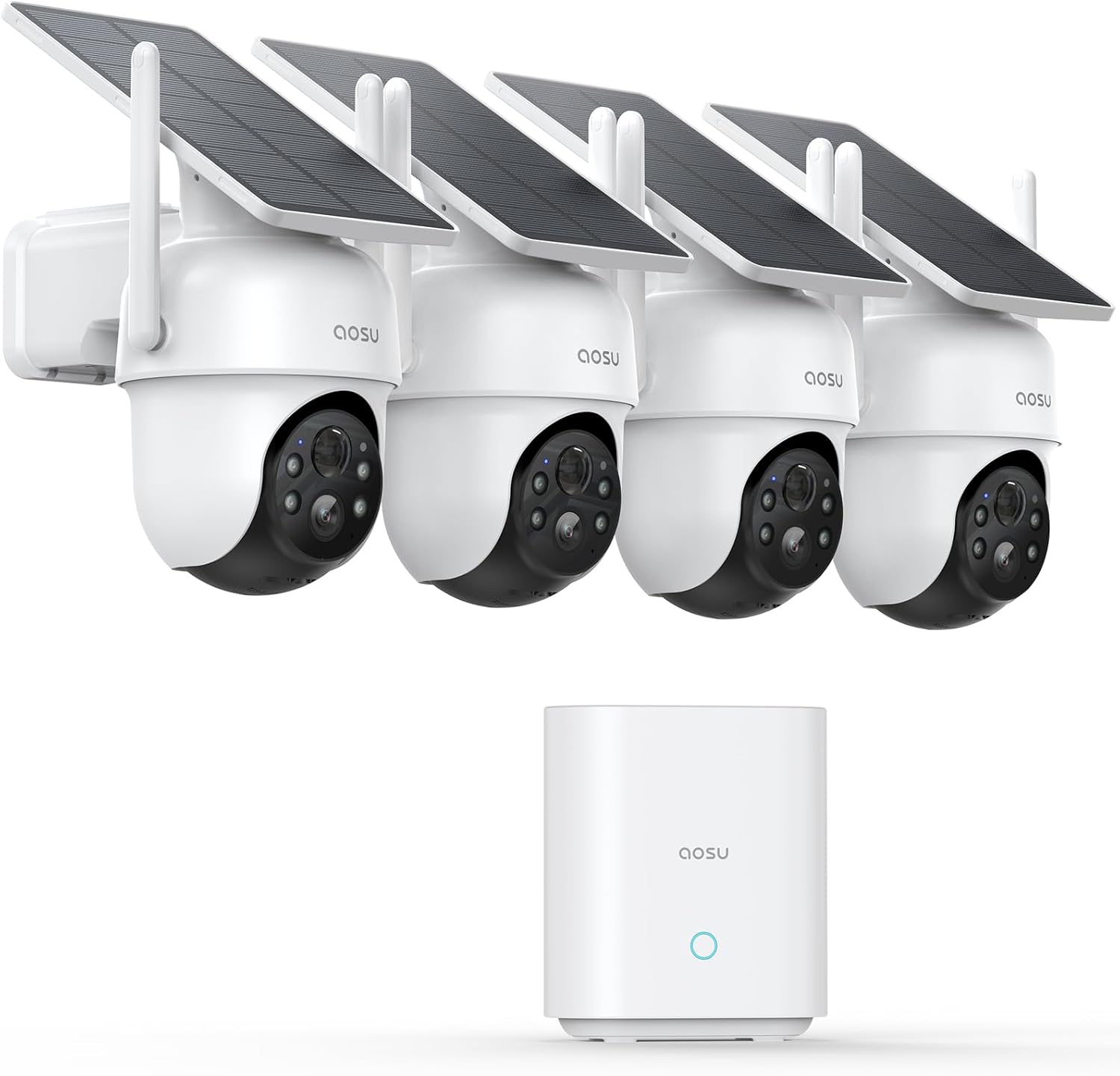 aosu Solar Security Camera 4-Pack