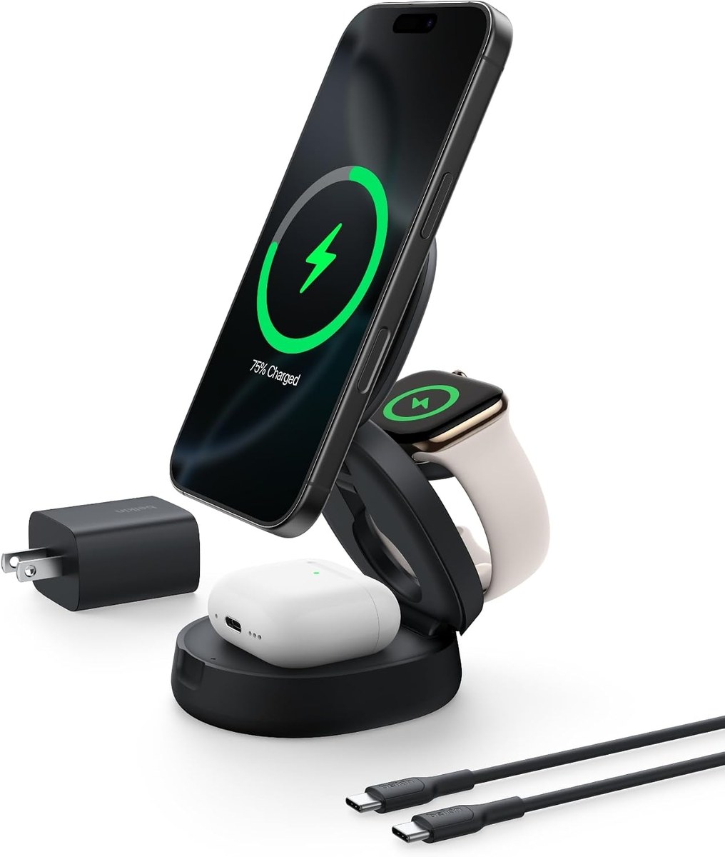 Belkin BoostCharge Pro 3-in-1 Qi2 15W
