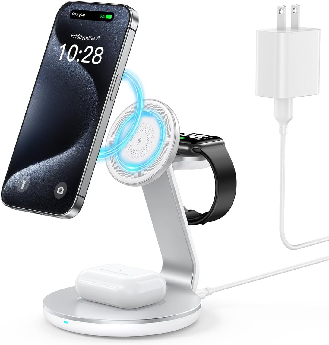 HERRBOLAI 3-in-1 MagSafe Charging Station