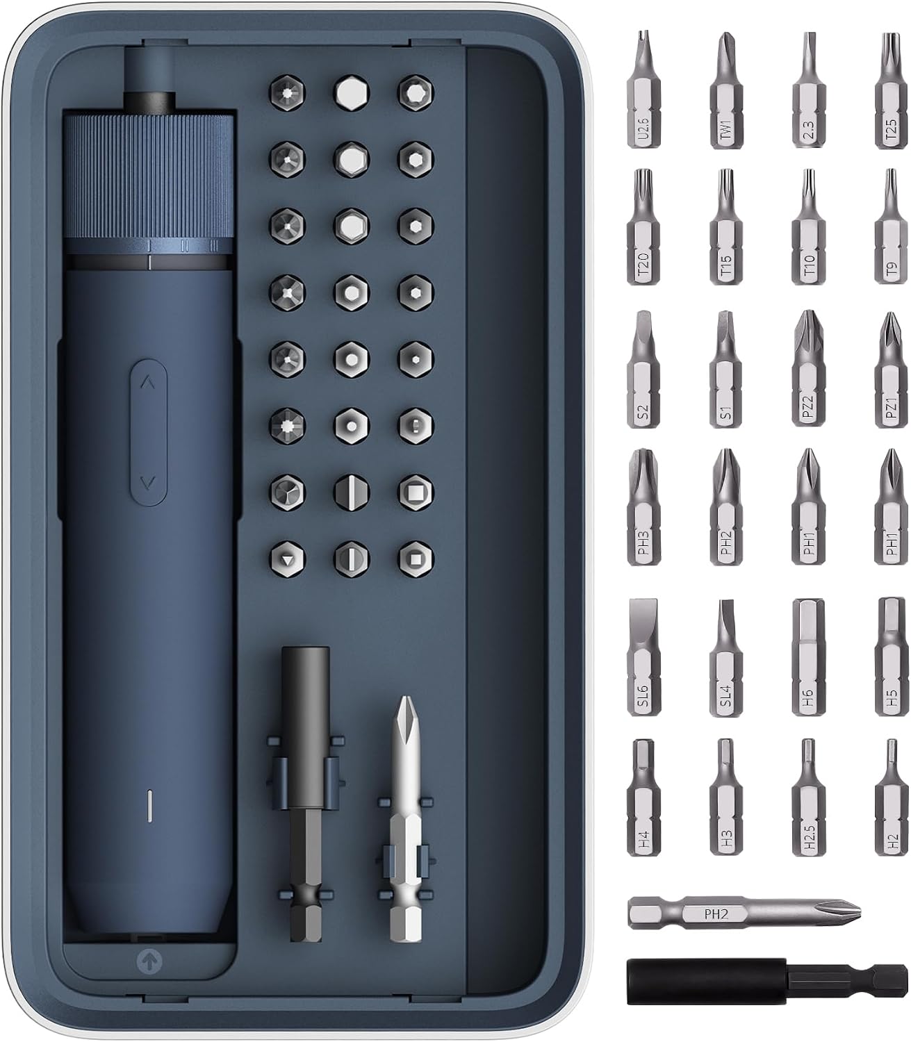 HOTO 25-Piece Electric Screwdriver Kit