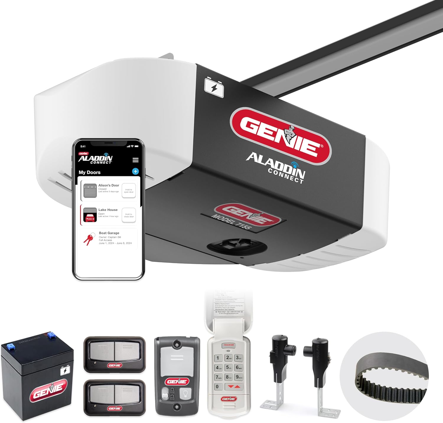 Genie 7155 StealthDrive Connect Garage Door Opener