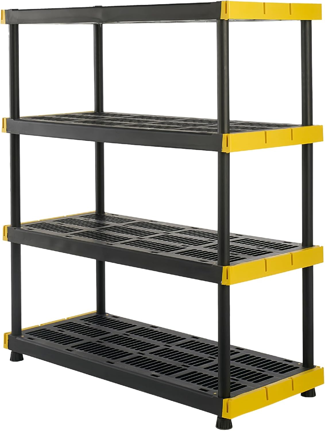 CX 4-Tier Heavy Duty Plastic Storage Shelves