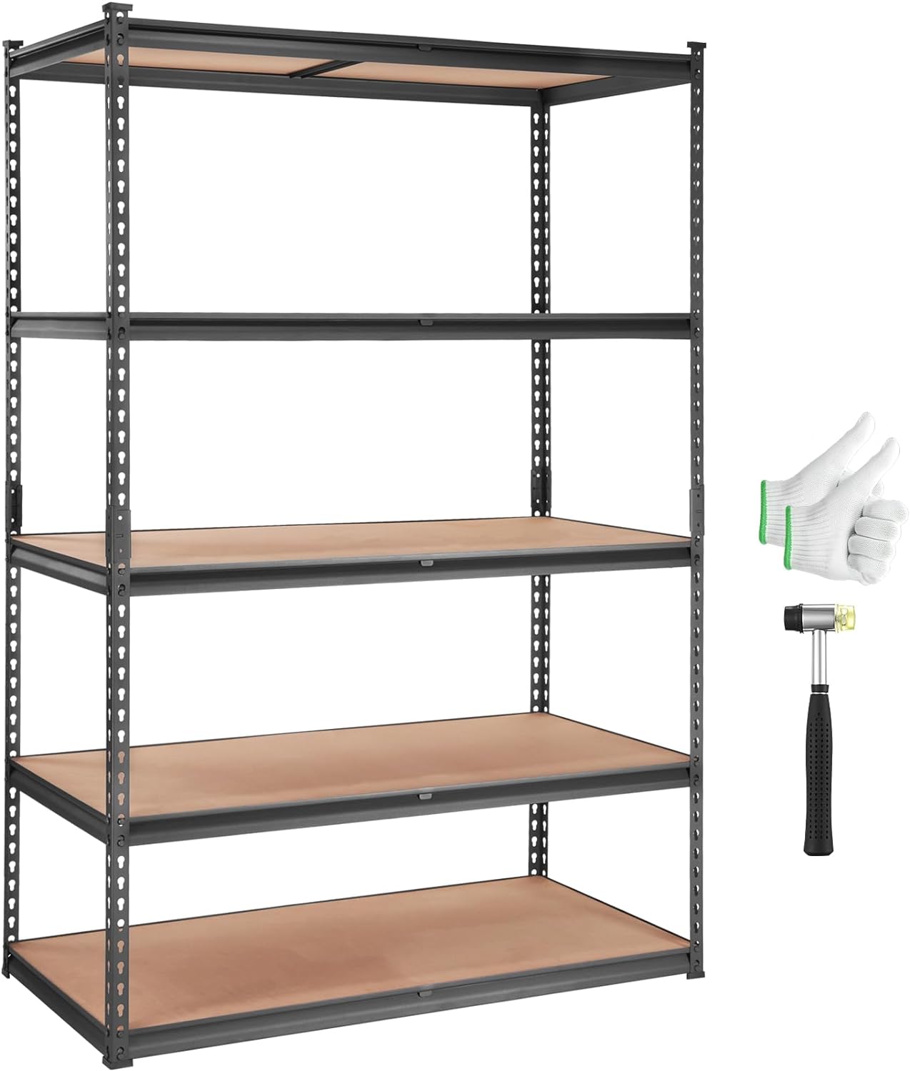 VEVOR 5-Tier Adjustable Storage Shelves