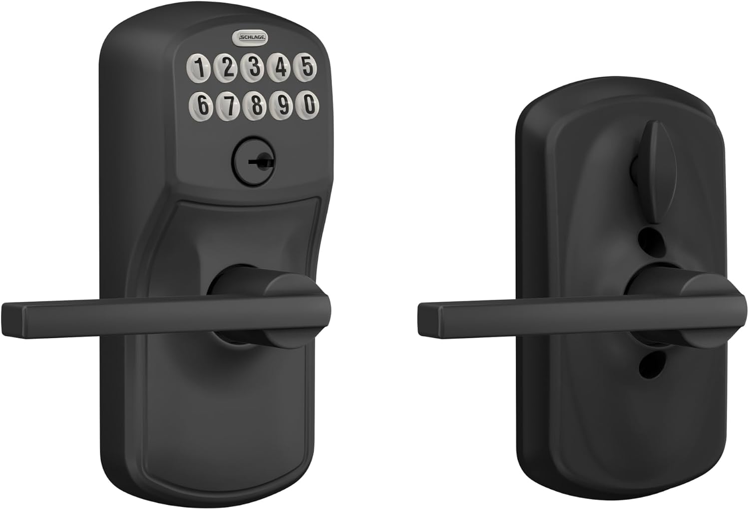 Schlage Plymouth Keypad Lock with Lever Handle