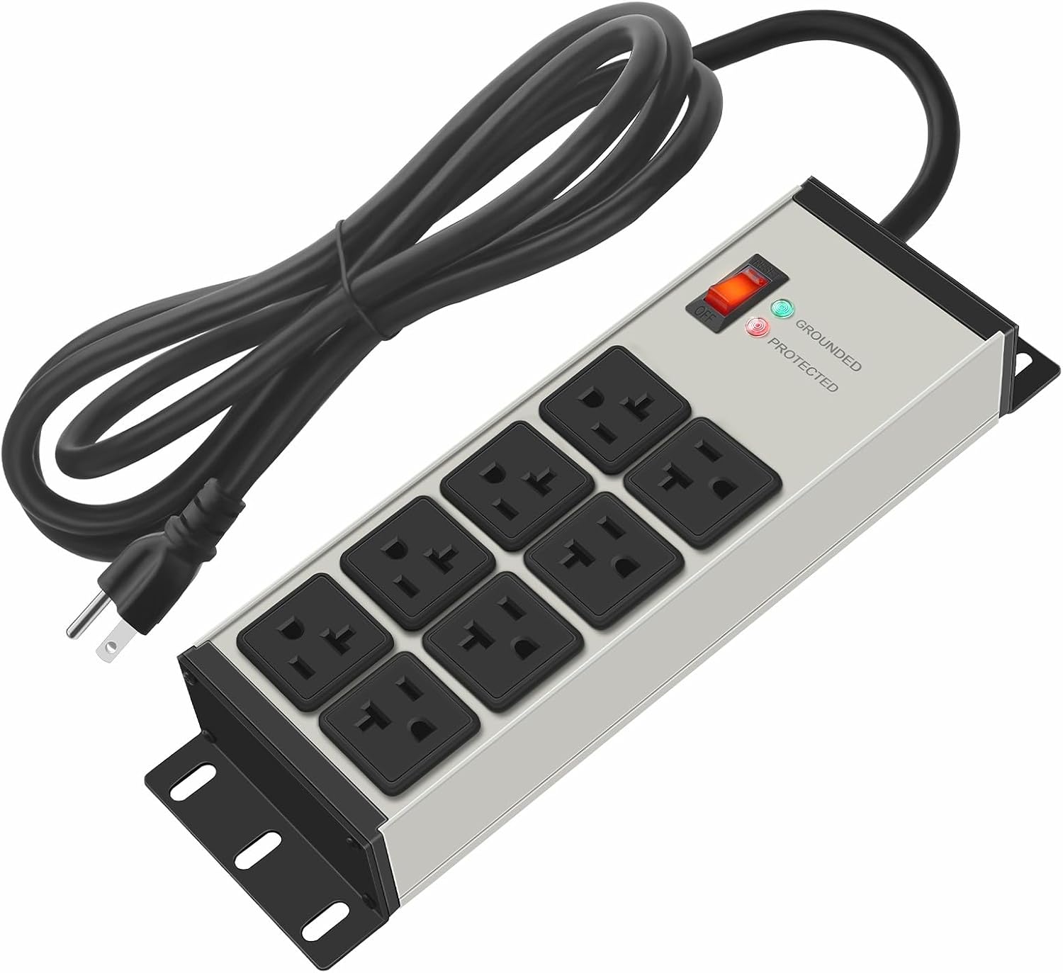 CCCEI Heavy Duty Power Strip Surge Protector, 20 AMP
