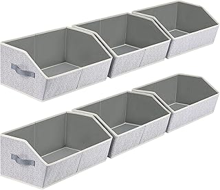 Homsorout Closet Organizer Bins 6 Pack