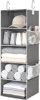StorageWorks 5 Shelf Hanging Closet Organizer