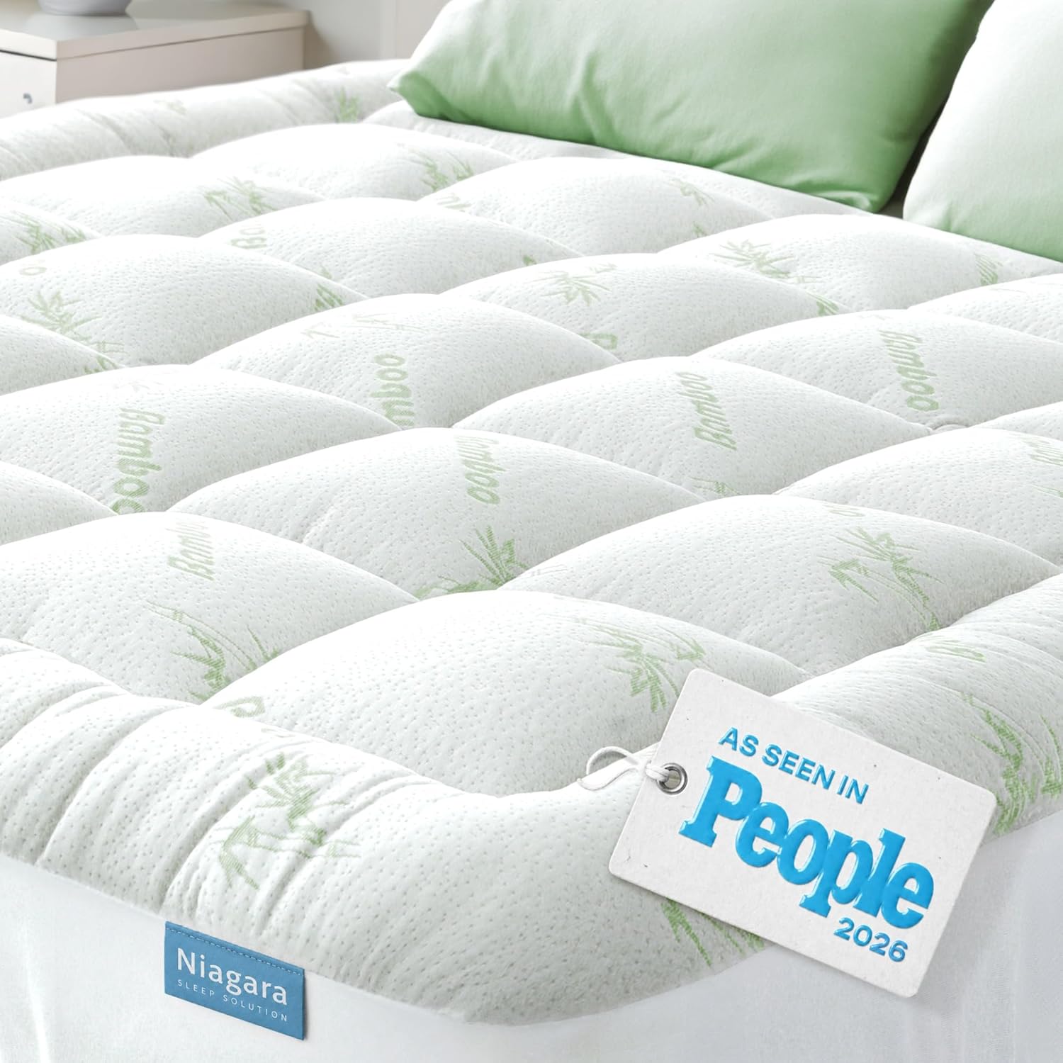 Niagara Sleep Solution Ultra Soft Bamboo Mattress Topper