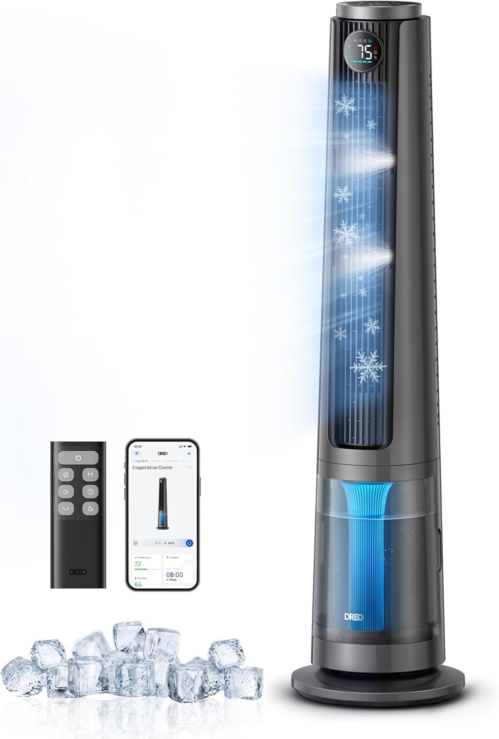 DREO TurboCool Misting Tower Fan