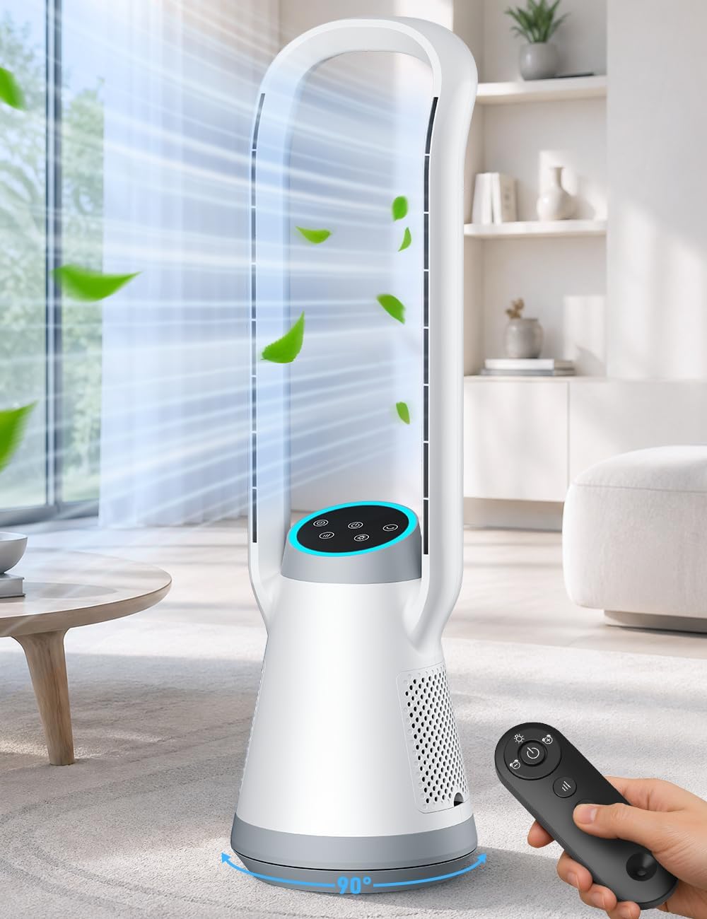 fancole 36" Bladeless Tower Fan