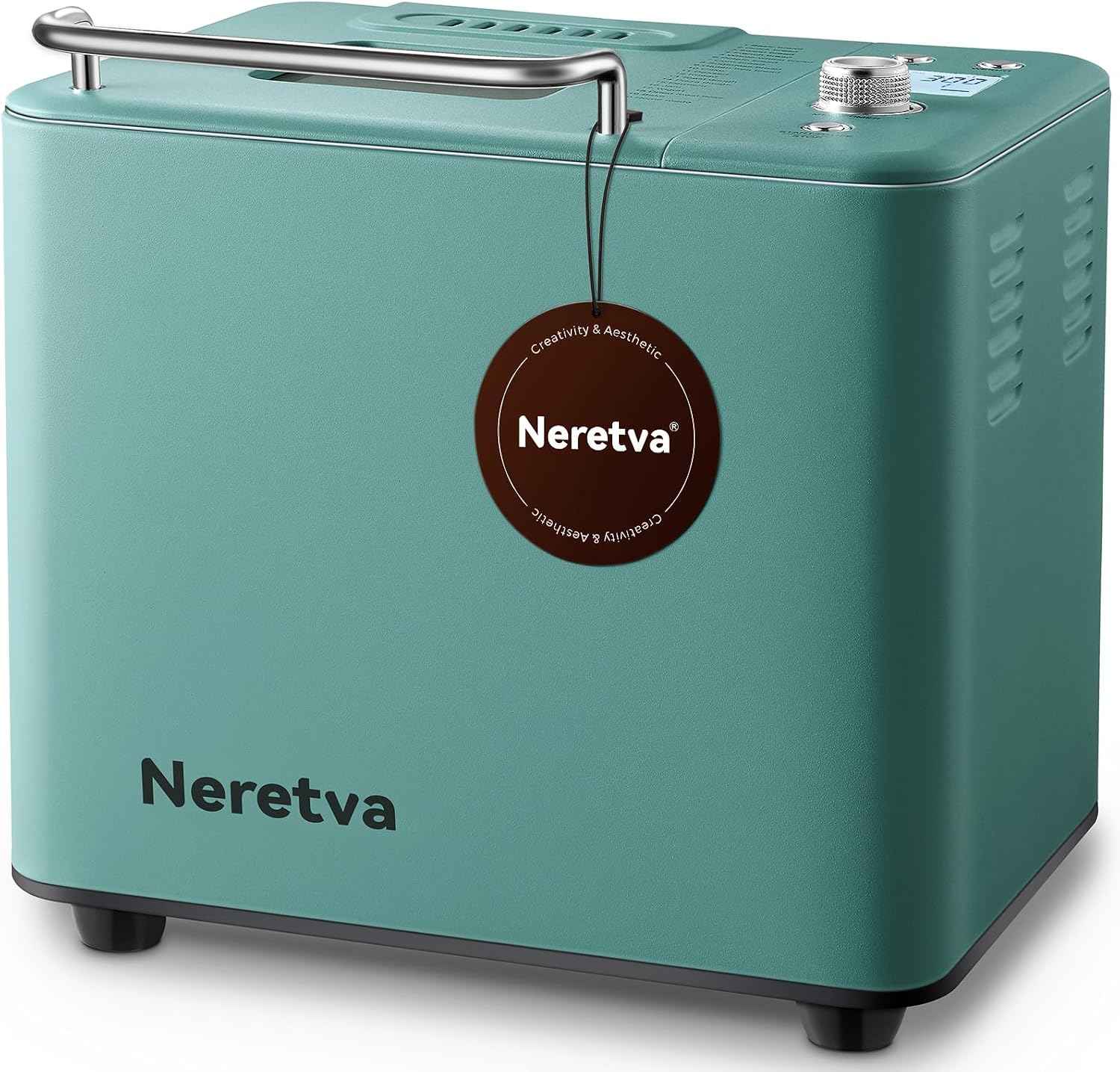 Neretva Bread Maker, 20-in-1 2LB Dual Heater Bread Machine
