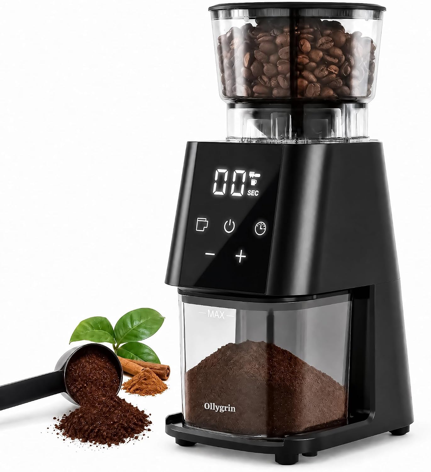 Ollygrin Conical Burr Coffee Grinder