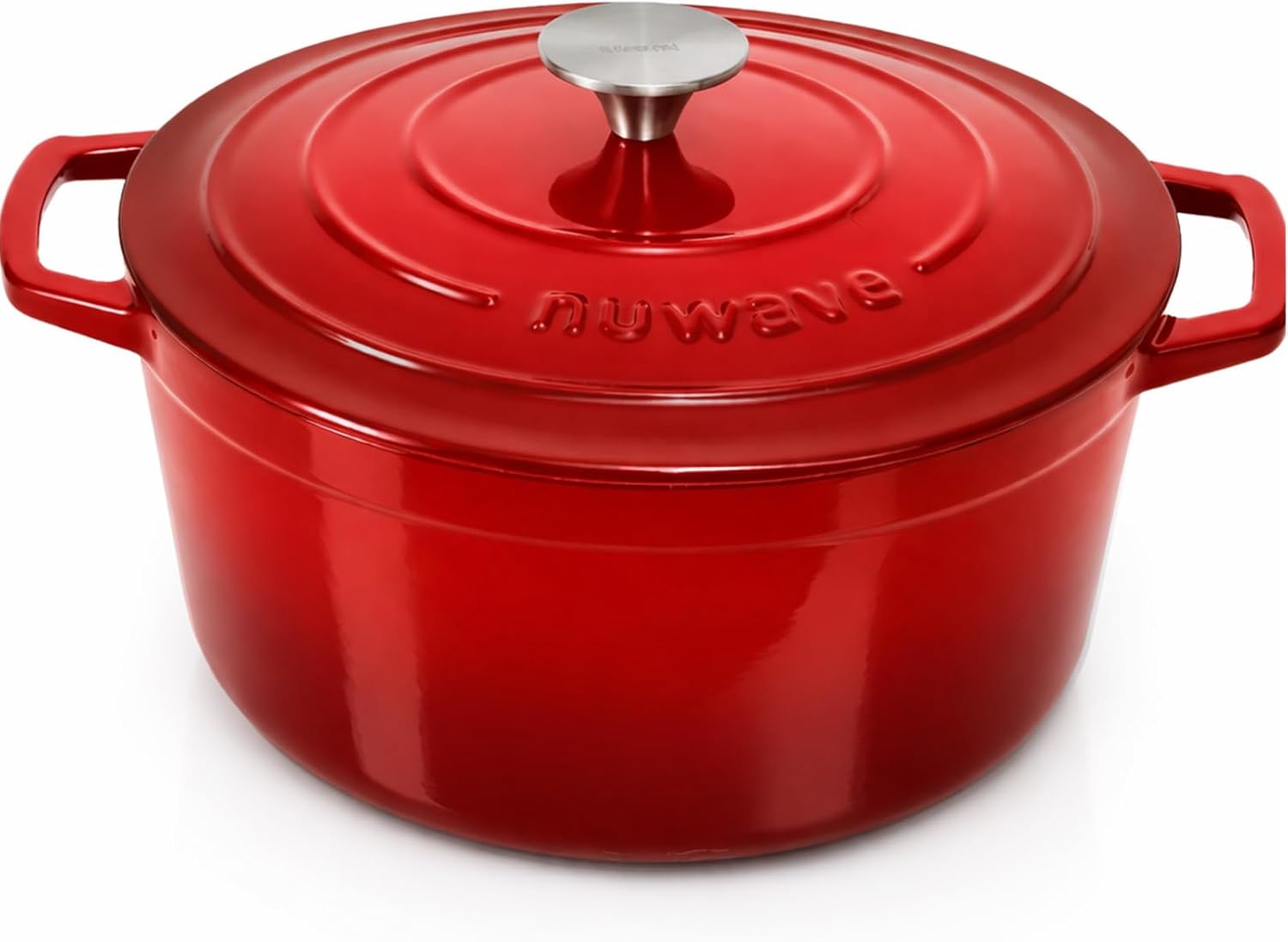 NuWave 6QT Healthy Enameled Cast Iron Dutch Oven