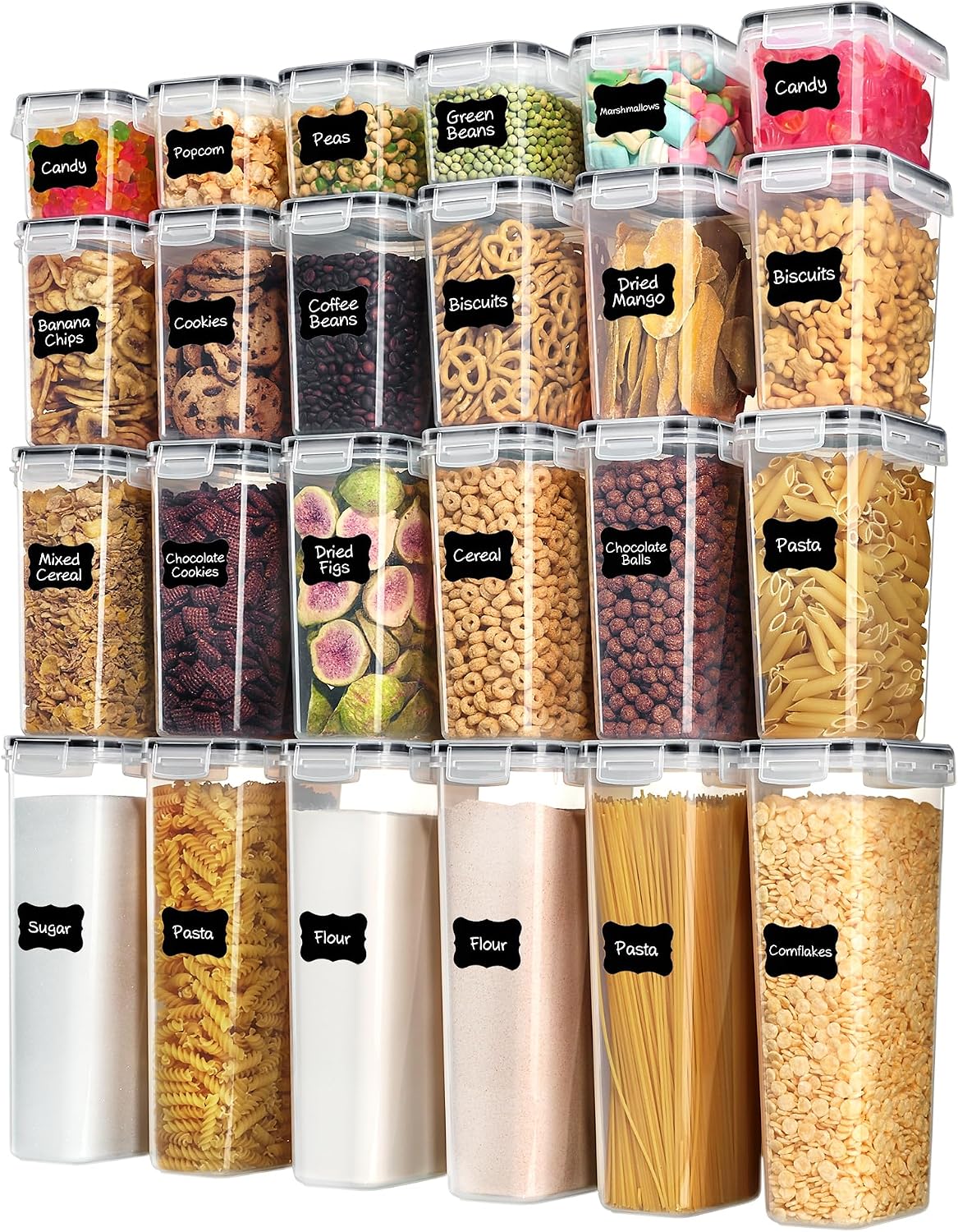 Vtopmart Airtight Food Storage Containers 24-Piece Set