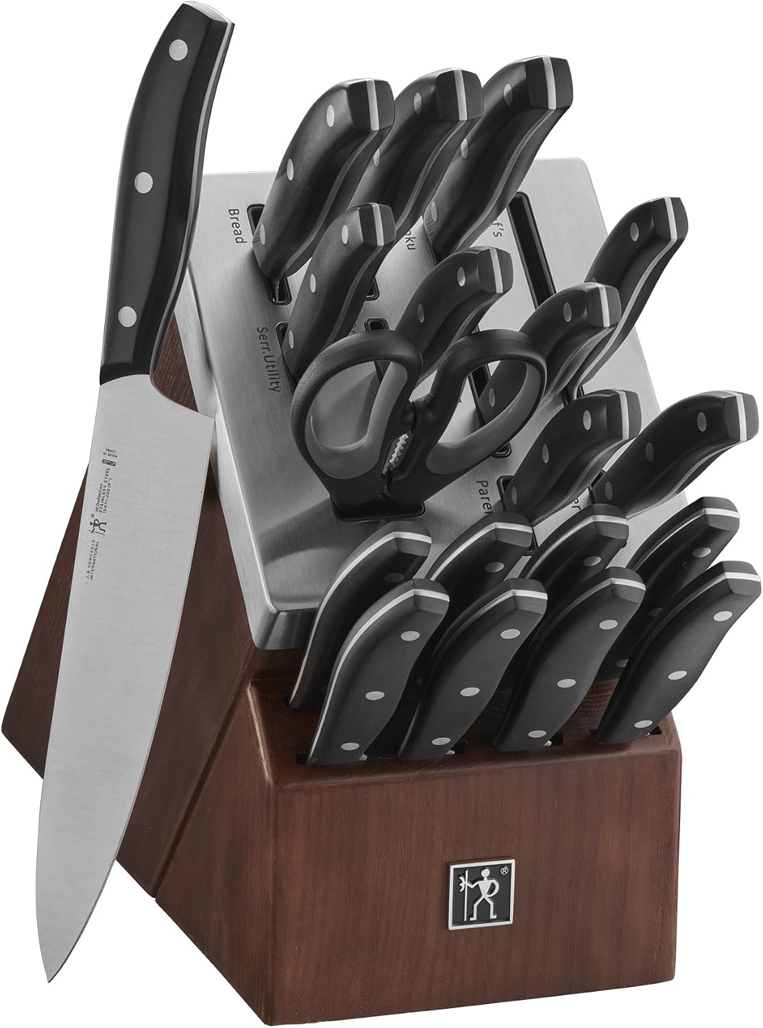 HENCKELS Definition 20-Piece Self-Sharpening Knife Block Set