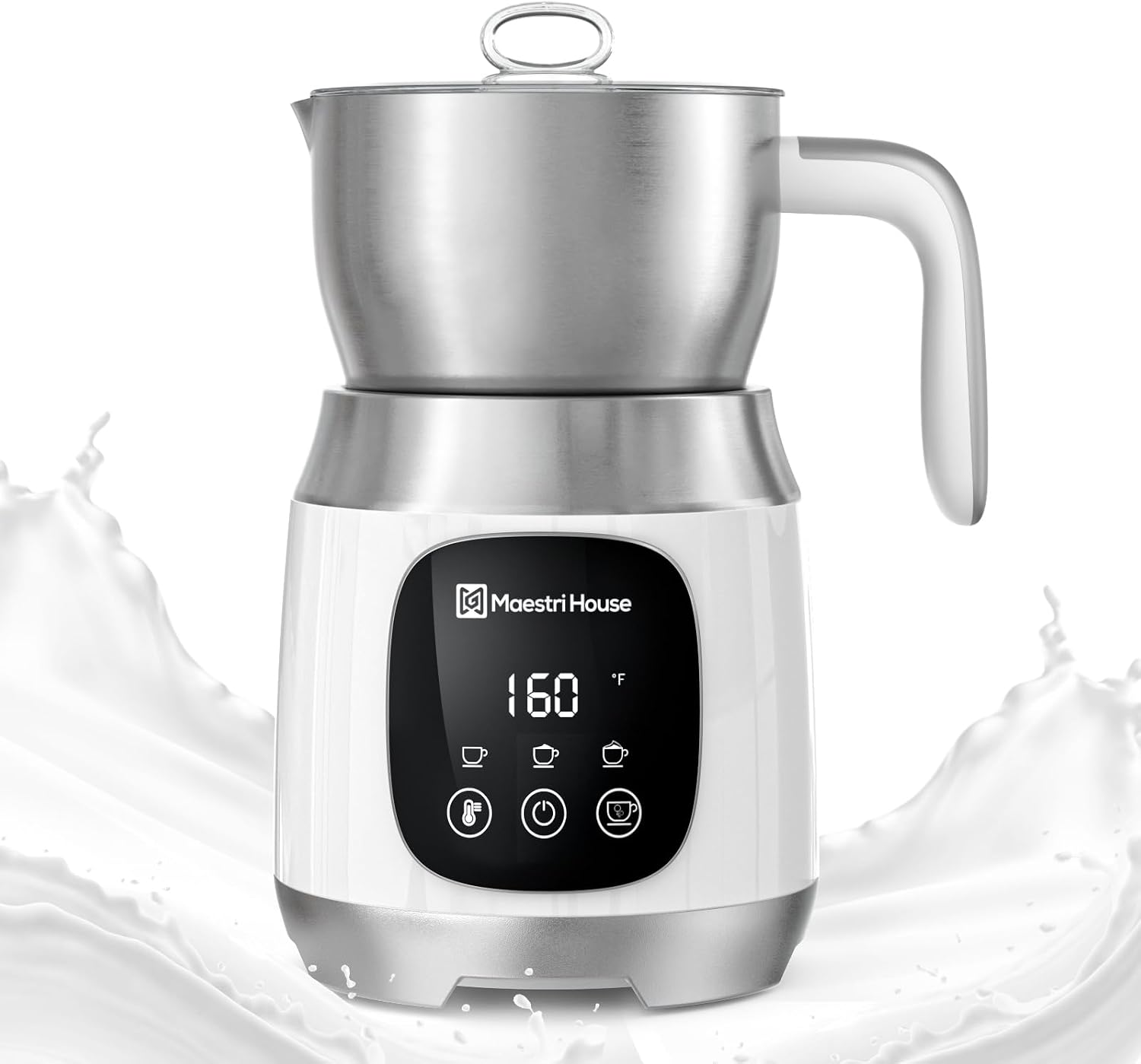 Maestri House DualFro 600 Milk Frother and Steamer