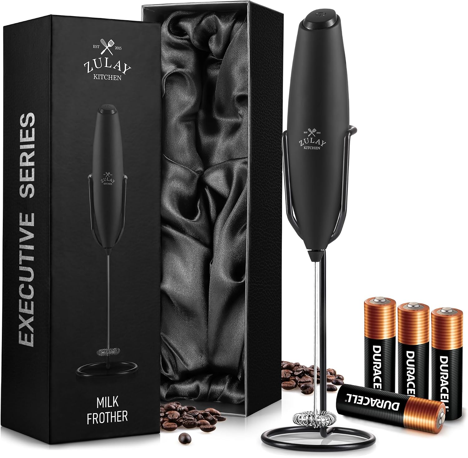 Zulay Kitchen Executive Series Milk Frother Wand