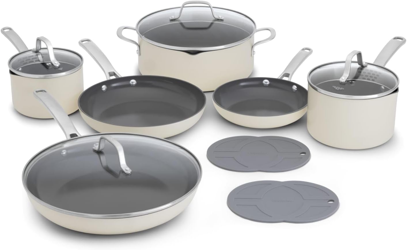 Calphalon Ceramic Nonstick 12 Piece Cookware Set
