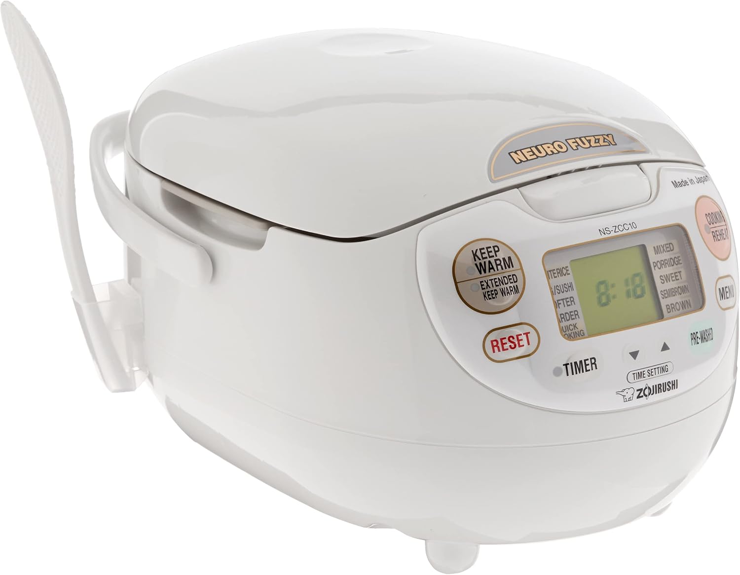 Zojirushi NS-ZCC10 Neuro Fuzzy Rice Cooker 5.5 Cup