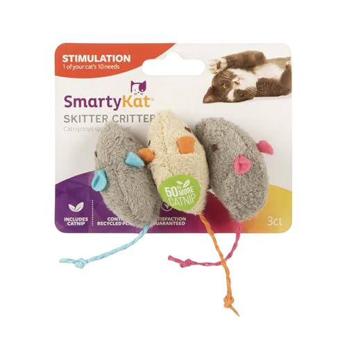 SmartyKat Skitter Critters Catnip Cat Toys