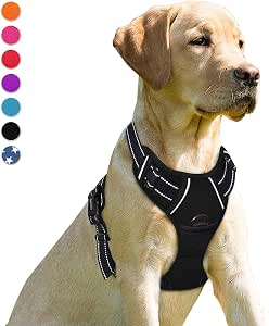 BARKBAY No Pull Dog Harness Front Clip Heavy Duty Reflective