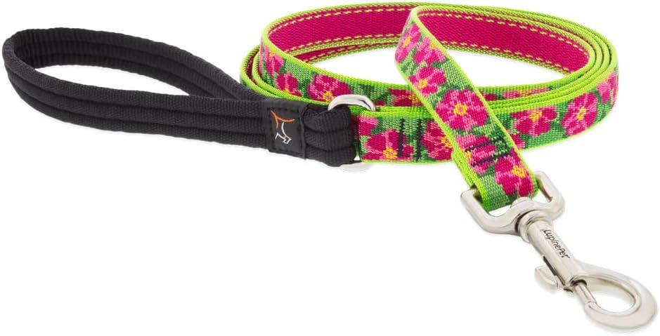 Lupine Petunias Dog Leash 6-Foot 3/4 Inch