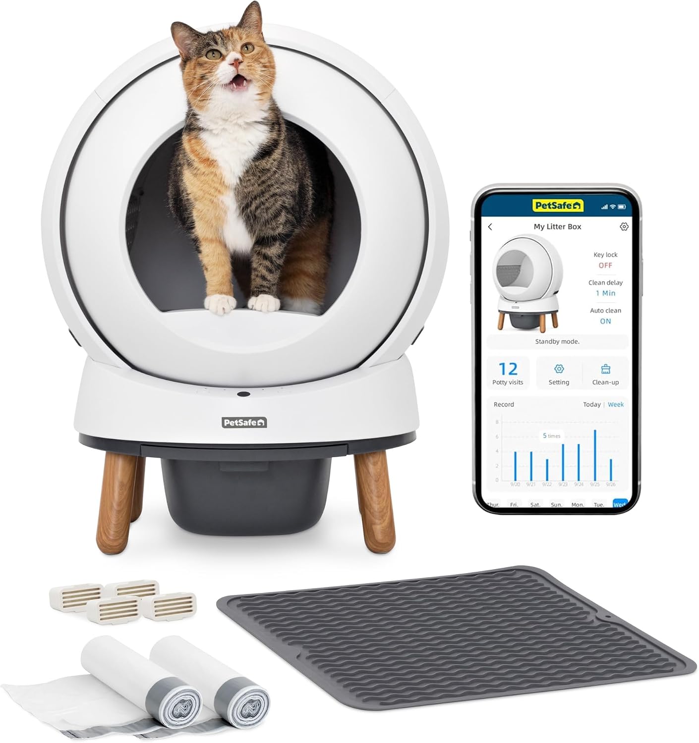 PetSafe ScoopFree SmartSpin Self-Cleaning Litter Box