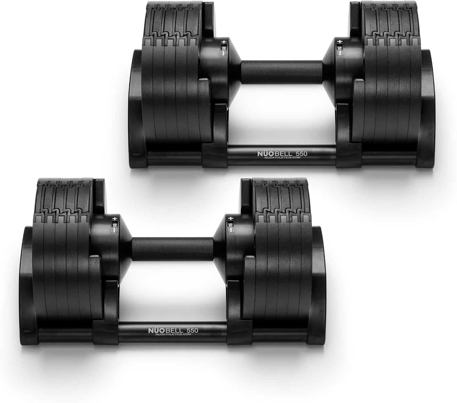 NÜOBELL Adjustable Dumbbell Set 5-50 LB