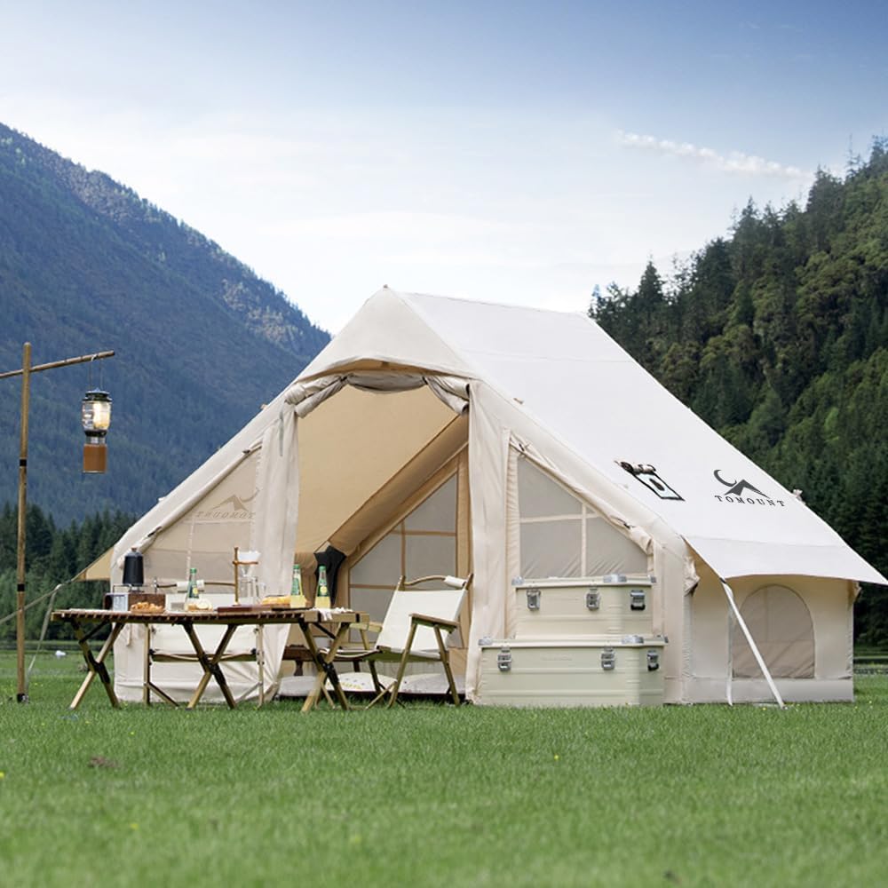 TOMOUNT Inflatable Camping Tent, Air Glamping Cabin