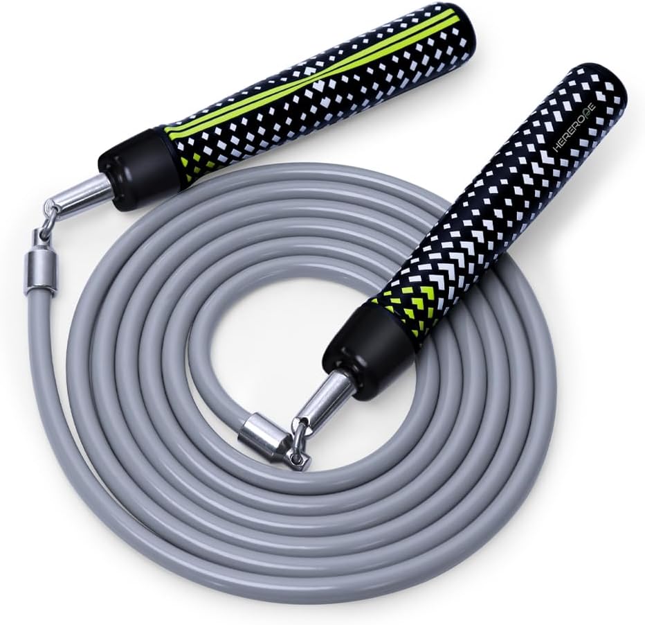 Hererope Weighted Jump Ropes for Men and Women Half Pound Jump Rope with Balls