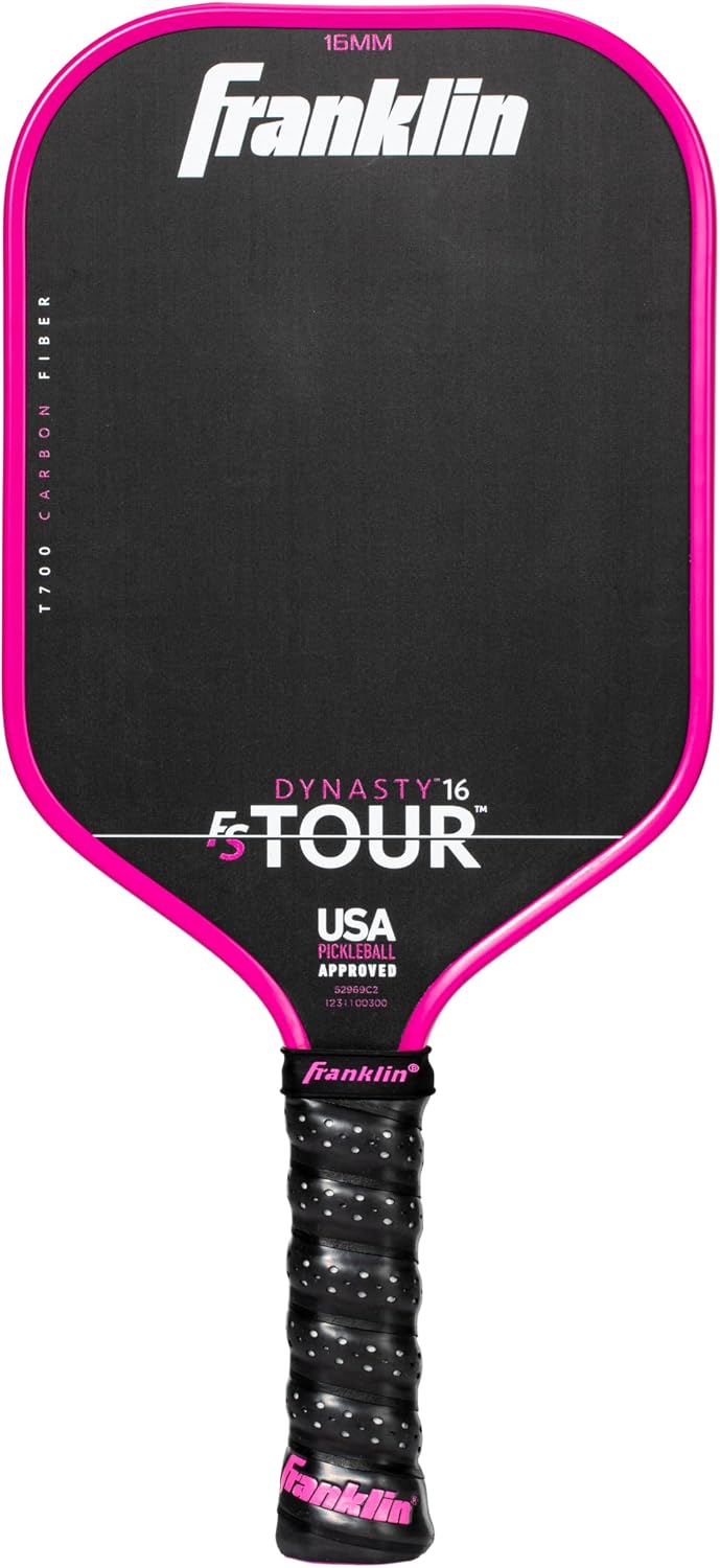 Franklin Sports FS Tour Series Raw Carbon Fiber Pickleball Paddles