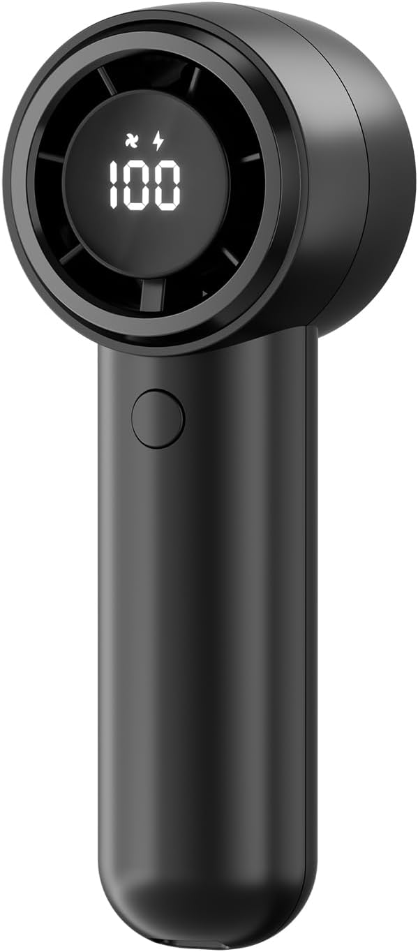 TriPole Handheld Portable Fan with LED Display