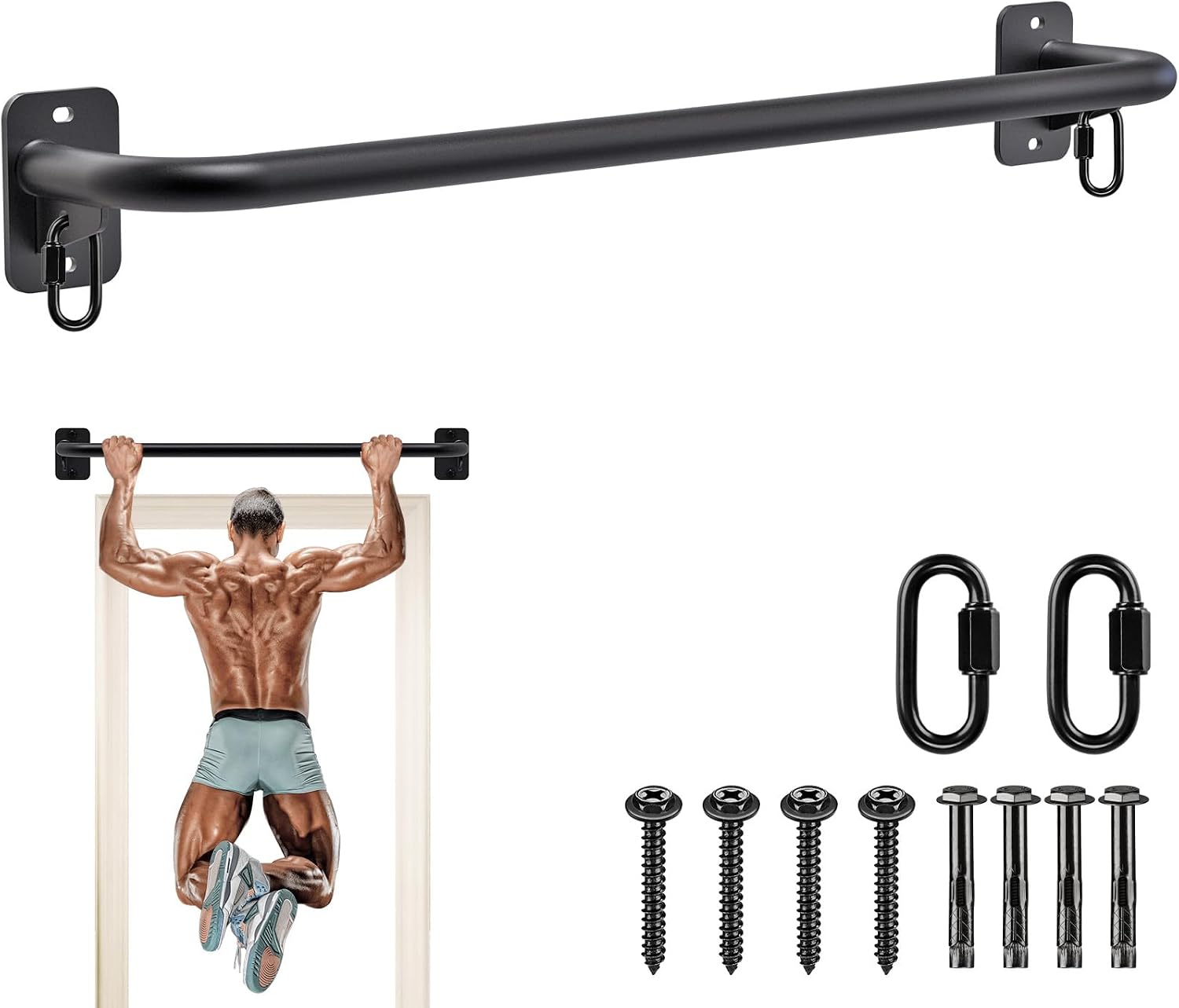 SELEWARE Heavy Duty Welded Pull Up Bar