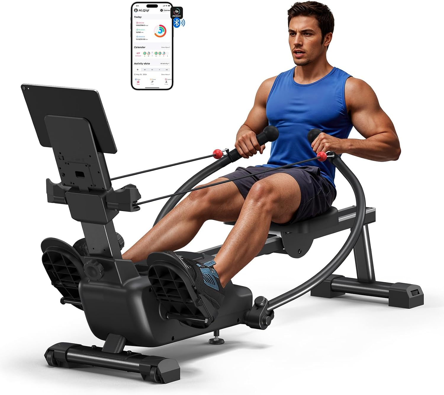 MERACH Sculls Magnetic Rowing Machine