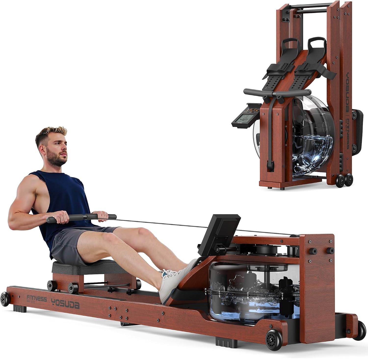 YOSUDA Water Rowing Machine for Home Use